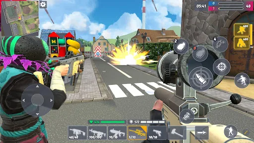 Contra Guns: FPS и PvP Шутер мод скриншот 1