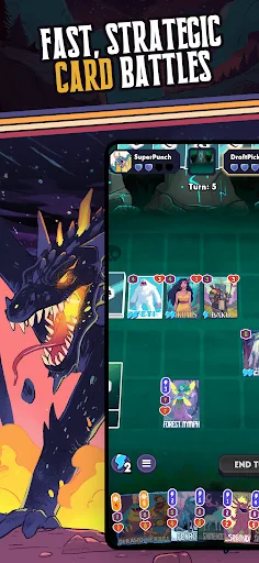 Mystic Realms: TCG Card Battle мод скриншот 1